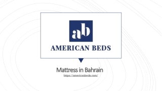 Mattress in Bahrain