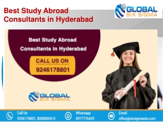 Best Study Abroad Consultants in Hyderabad | study abroad consultants in Tirupat