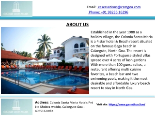 Hotels in Goa Near Baga Beach