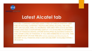 alcatel tabs