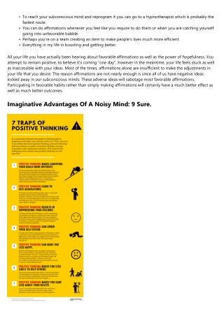 Favorable Affirmations And Also Statements As Well As Why They Function