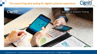 The need of big data testing for digital customer experience