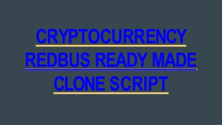 Readymade Redbus  Clone Script - CryptoCurrency Integrations