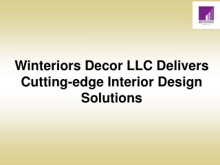 Winteriors Decor LLC Delivers Cutting-edge Interior Design Solutions-converted