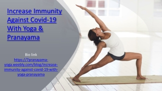 Increase Immunity Against Covid-19 With Yoga & Pranayama