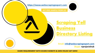 Scraping Yell Business Directory Listing