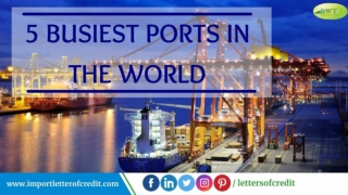 Top 5 Busiest Ports in the World 2021 | Biggest Ports | Trade Finance