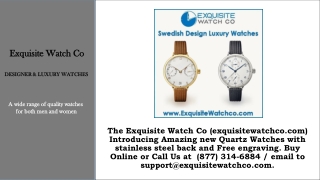 Exquisite Watch Co - Support@exquisitewatchco.com