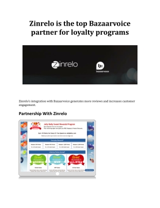 Bazaarvoice Partner Integration for Loyalty Programs