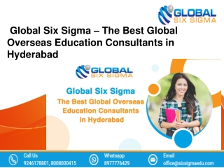 Best Global Overseas Education Consultants in Hyderabad