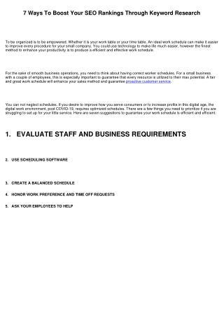 7 Ways To Boost Your SEO Rankings Through Keyword Research