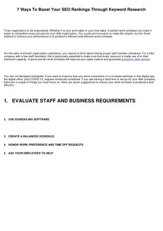 7 Ways To Boost Your SEO Rankings Through Keyword Research