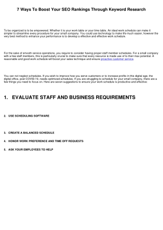7 Ways To Boost Your SEO Rankings Through Keyword Research