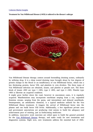 Von Willebrand Disease 5