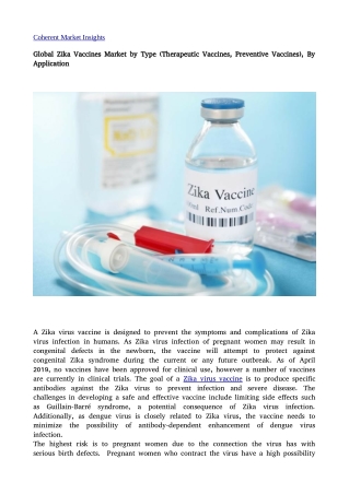 Zika Vaccines Market 5