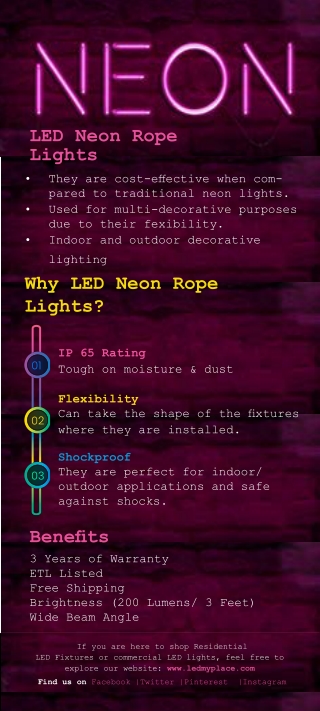Here are some facts about LED Neon Rope Light.