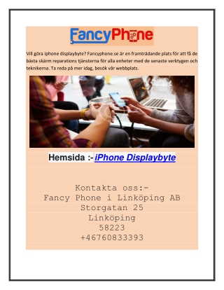 Iphone Displaybyte | Fancyphone.se