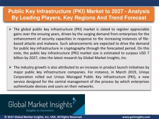Public Key Infrastructure (PKI) Market 2021 – 2027 | Regional Growth Insights an