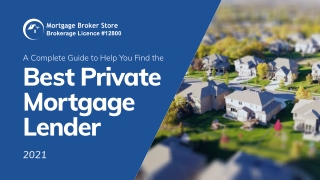2021-Private-Mortgage-Lending-Guide