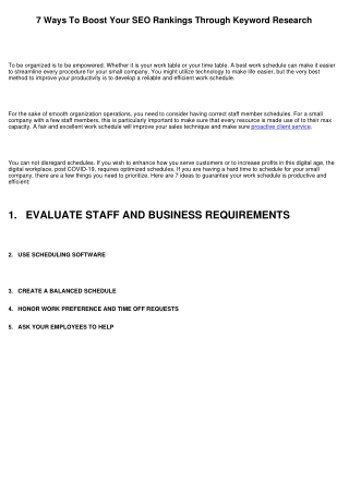 7 Ways To Boost Your SEO Rankings Through Keyword Research