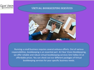 Virtual Bookkeeping Services