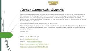 Materials For Fortus