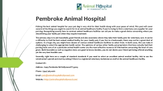 Pembroke Animal Hospital