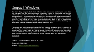 Impact Windows