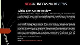 White Lion Casino Review