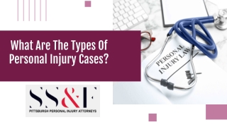 What Are The Types Of Personal Injury Cases?