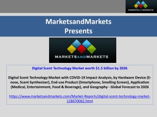 Digital Scent Technology Market worth $1.5 billion by 2026