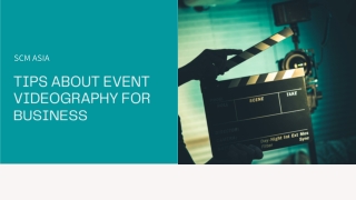 Event Videography