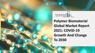 2021 Polymer Biomaterial Market Size, Growth, Drivers, Trends And Forecast