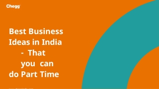Best Business Ideas in India - That you can do Part Time-converted