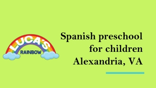Best Spanish education for children
