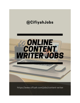 Jobs vacancy for online content writer jobs in Pune