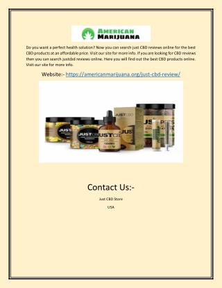 just cbd reviews