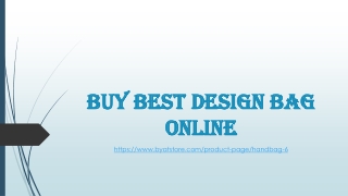 Buy best design bag online
