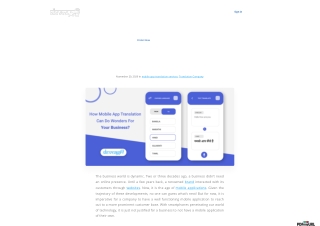 How Mobile App Translation Can Do Wonders For Your Business - Devnagri