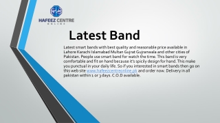 latest band