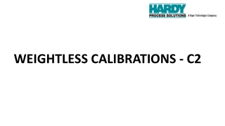 WEIGHTLESS CALIBRATIONS - C2