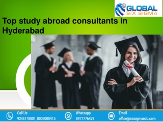 Top study abroad consultants in Hyderabad | abroad consultancy in Hyderabad