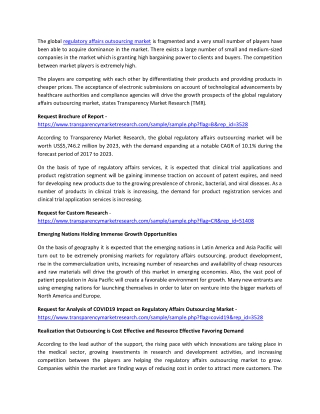 Regulatory Affairs Outsourcing Market Shares, Strategies and Opportunities 2023