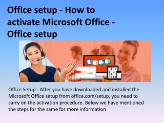 WWW.OFFICE.COM/SETUP - ENTER YOUR CODE - DOWNLOAD, INSTALL, & ACTIVATE OFFICE