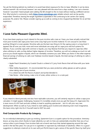 Do You Need A Sheathing Vape For Pure Nicotine Salts?
