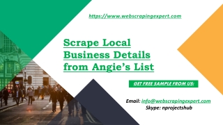 Scrape Local Business Details from Angies List