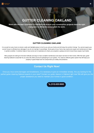 gutter-cleaning-oakland