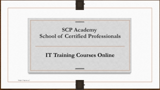 Types of IT Training Courses Available Online