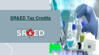 Canadian SR&ED Tax Credits Program – Canadian SR&ED Solutions