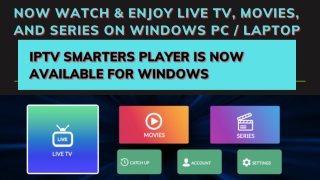 CUSTOM BRANDED IPTV PLAYER FOR WINDOWS - GET FREE DEMO NOW